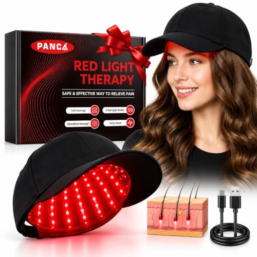 Image of PANCA Red Light Therapy Cap for Hair Growth Rechargeable LED Cap