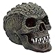 Nemesis Now Reptillianischer Totenkopf-Ornament, Kunstharz, Grün, 13 cm