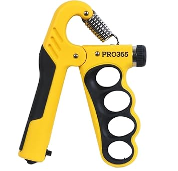 PRO365 Power Muscle Hand Gripper | Accurate Counter Meter 5-100Kg | Muscle Building | Rehabilitation | Bodybuilding Hand Exerciser | 1 year Brand Warranty | - image, photos