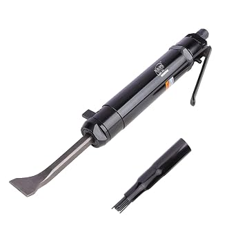 Needle Scaler,WORKPAD 19 Needles, Standard Duty Needle Scaler with 1-Piece Wide Angle Chisel Set, Pneumatic Tools