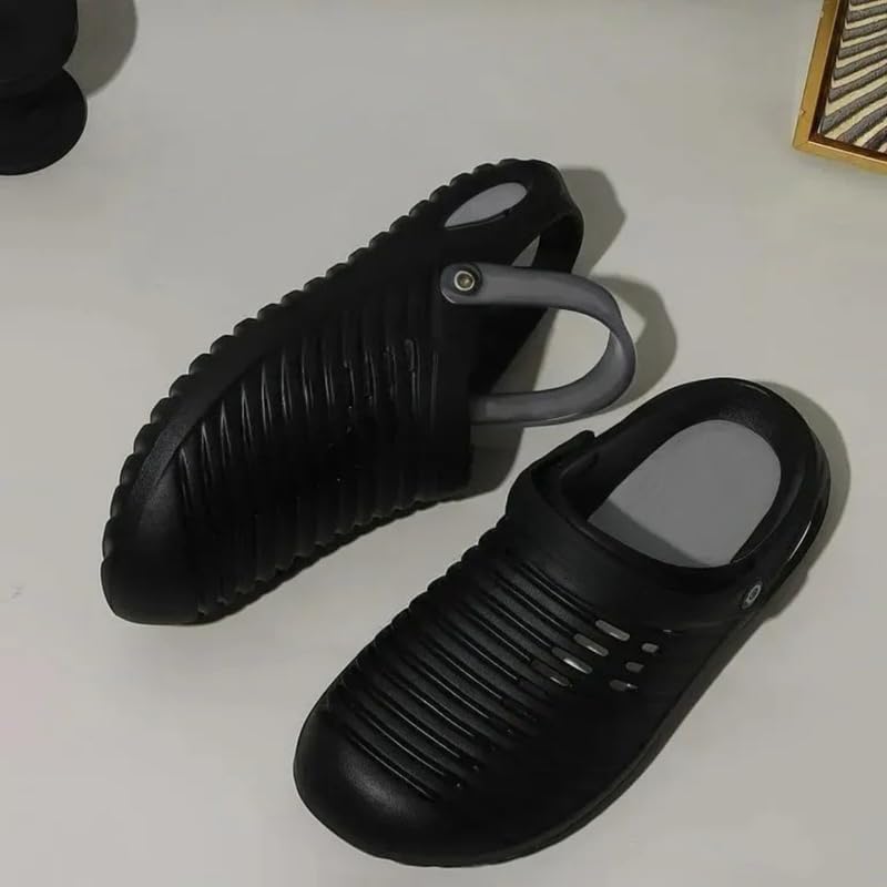Image of Richmen Super Soft Stylish and Comfortable EVA Anti-Skid Men Sliders with Lightweight Cushioned Footwear Adjustable Back Strap Everyday Use Mules for Boys & Men's Clogs