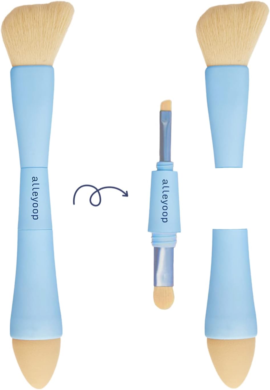Alleyoop MultiTasker 4in1 Makeup Brush AllinOne Makeup Sponge