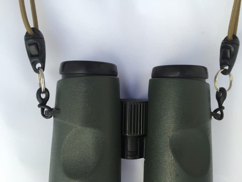 Rick Young Outdoors Universal Binocular/Camera Connection Straps: Short, Strong, Flexible Straps for Minimal Swing Black, small 1.5" - Image 3