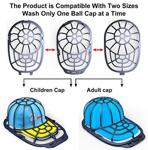 Coopache Hat Washer for Baseball Caps Cap Washer Cage Frame Washing - Image 2