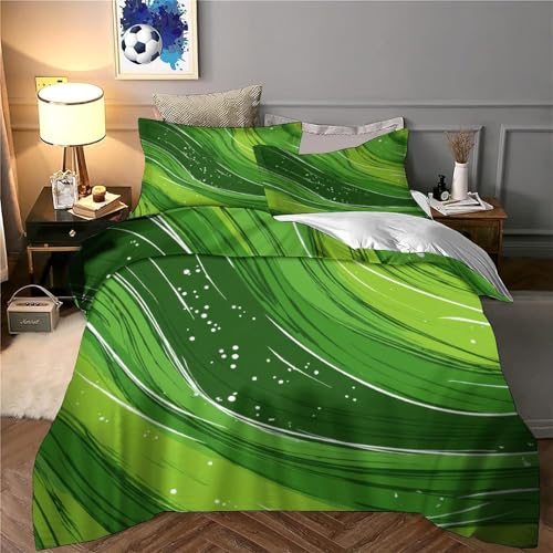 Housse de couette 260x220cm en microfibre ultra douce néon - 6