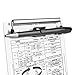 R SPIDER WIRELESS Pilot Kneeboard (VFR), Aluminum Kneeboard with Metal Clip and Pen Holder, Durable Elastic Strap