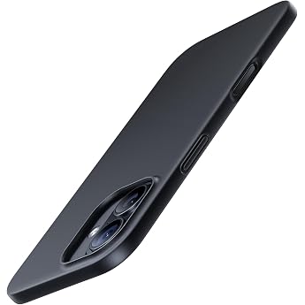 TORRAS 2025 Master of Thinness for iPhone 17 Case All-Round Protection Excellent Velvet Grip [Like the Original] Mobile Phone Case iPhone 17 Protective Slim Case iPhone Black