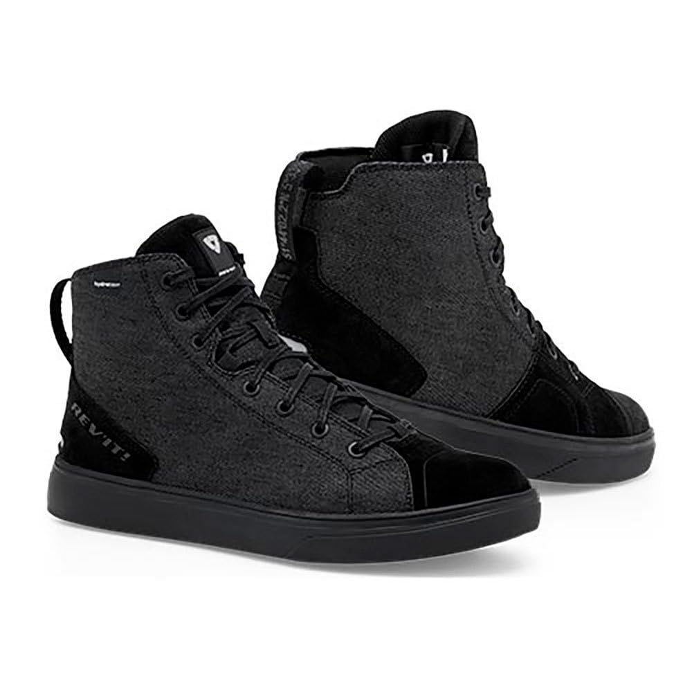 Revit Delta H2O - Botas de moto, color negro