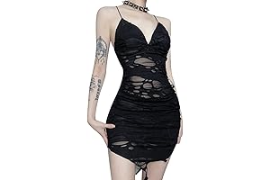 Sophisticated Goth Dress for Women: Cocktail Party Elegance