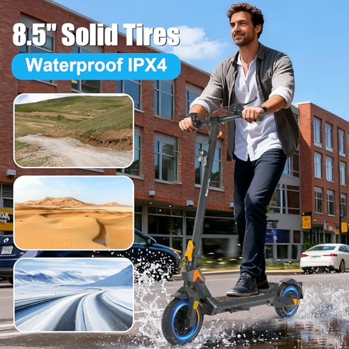 G1 Foldable Electric Scooter for Adults with 500W Motor, Up