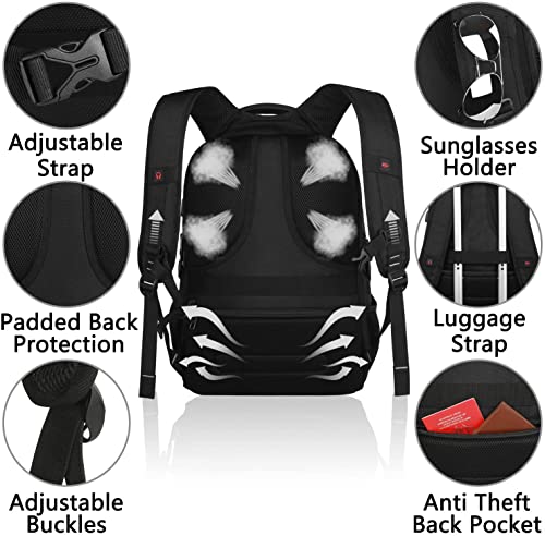 Lunch-Bag-Backpack-Insulated-Cooler-Lunch-Box-Backpack-Extra-Large-Travel-Laptop-Backpack-TSA-Friendly-RFID-Durable-Computer-College-School-Bookbag-with-USB-Port-for-Women-Men-Fits-173-Inch-Laptop