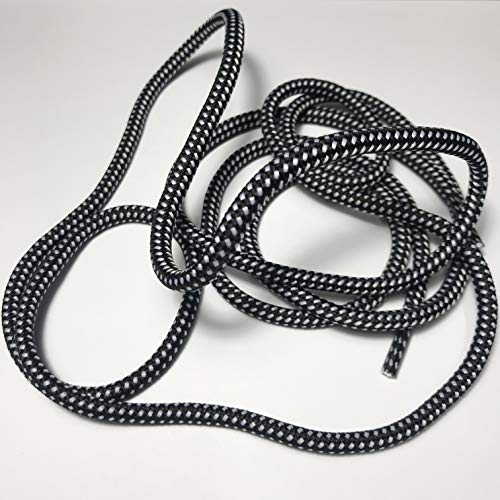 Image of 3 Pairs Heavy Duty Round Boot Laces Shoelaces for Hiking Walking Construction Safety Work Boots Shoes