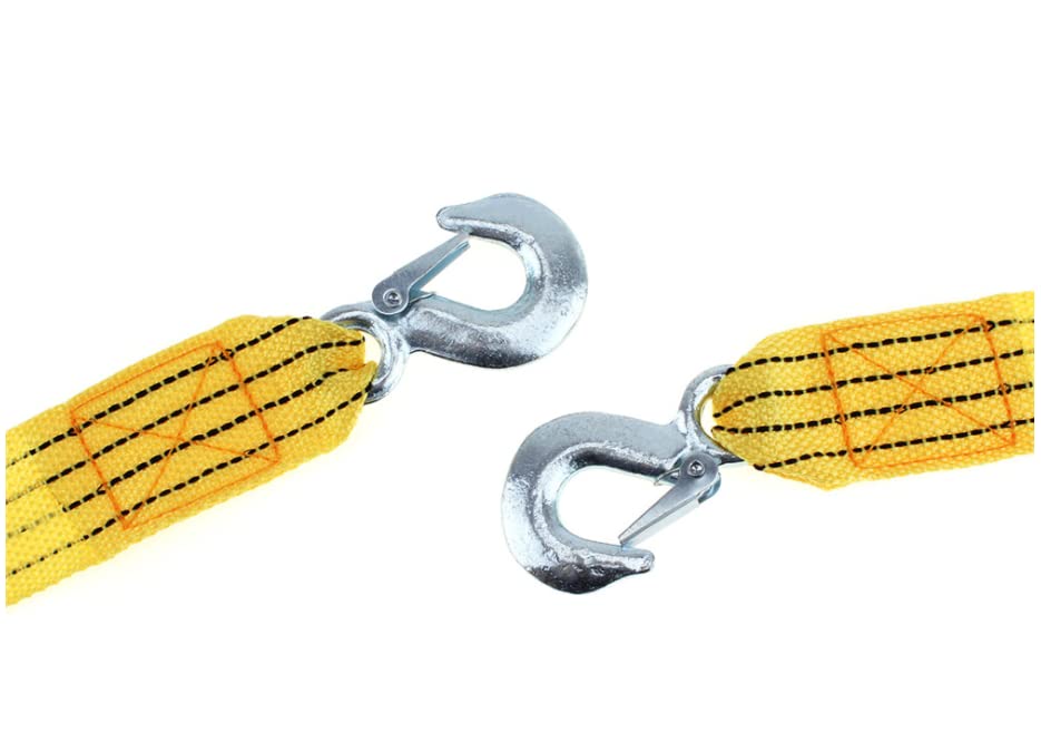 Cinghia Da Traino Autonet 5000kg 3.5m Con Ganci &ndash; Fune SOS Auto Super Resistente