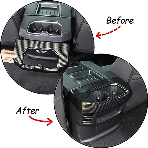 Cubierta de portavasos trasero para Toyota Tundra Sequoia miniatura 2