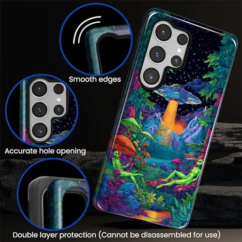Coque Samsung S26 Ultra antichoc motif extraterrestre silicone rigide