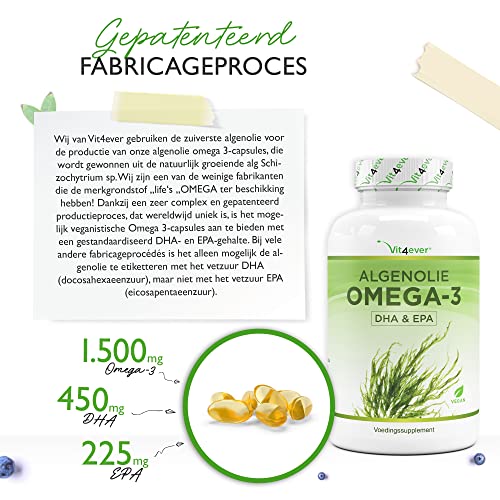Omega 3 Vegan - 90 algenolie capsules - merkgrondstof: life's™OMEGA met DHA & EPA van algenolie in triglyceride vorm… - Image 3