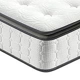 Vesgantti Matratze 90x200 Federkernmatratze 7-Zonen Taschenfederkernmatratze Modern Tonnentaschenfederkernmatratze Comfort Boxspring Mattress (H4, Fashion Pillow-top 26cm)