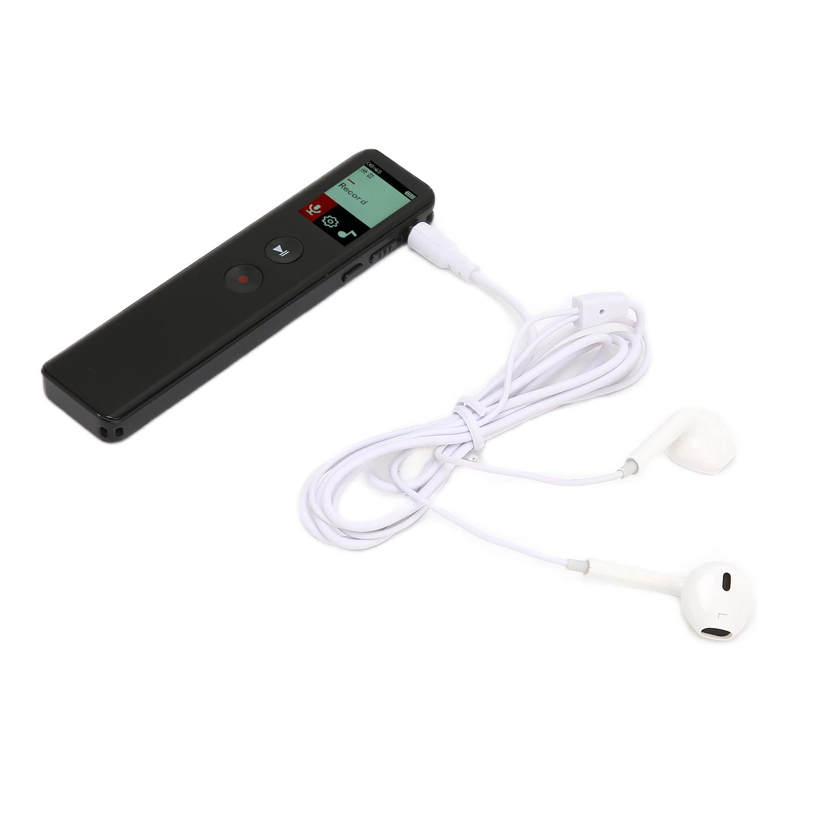 Shanrya Voice Activated Digitale Voicerecorder – 16GB – HD-opname Met Ruisonderdrukking – 3D Surround-geluid – FM-radio – Ook Voor Les- En Vergadernotities