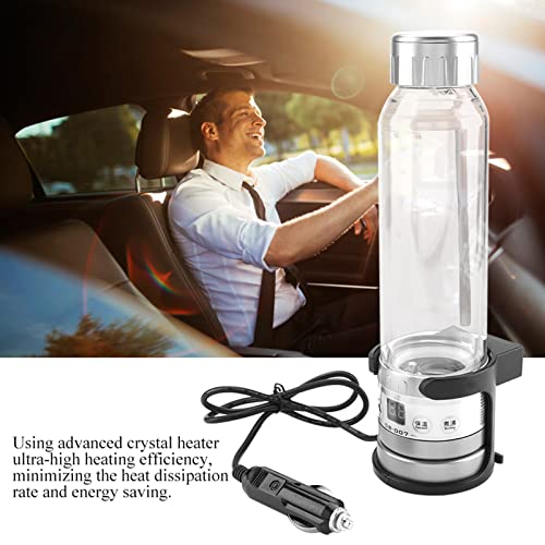Tetera eléctrica para auto 12V/24V 280ml cristal miniatura 7
