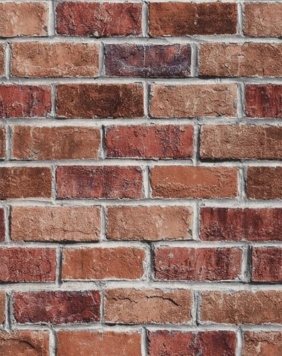 Comparison: Best Backsplash For Dark Cabinets 4 Rugreat Red Brick Peel and Stick Wallpaper Faux Brick Contact Paper for Cabinets Self Adhesive Removable Wallpaper for Backsplash Waterproof Textured Contact Paper for Fireplace Vinyl 17.3inW 120inL