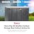 Toomax Stora Way All Weather Outdoor Extra Large Horizontal Storage Shed Cabinet for Garden Tools, and Yard Equipment, Taupe Gray and Anthracite