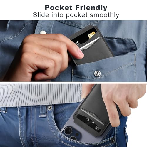 typecase-Magnetic-Wallet-Compatible-with-Magsafe-Magnetic-Phone-Wallet-Card-Holder-for-Apple-iPhone-15-14-13-12-Pro-Max-Adjustable-Mag-Safe-Wallet-Stand-with-4-Card-Slots-Black