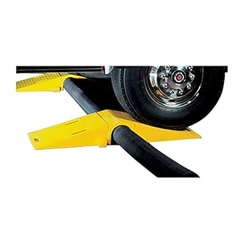 Unknown Diamondback UHB4045 Polyurethane Single Tunnel Modular Cable and Hose Bridge System for 4.5" Lines, Yellow, 44" Length, 16" Width, 5.5" Height