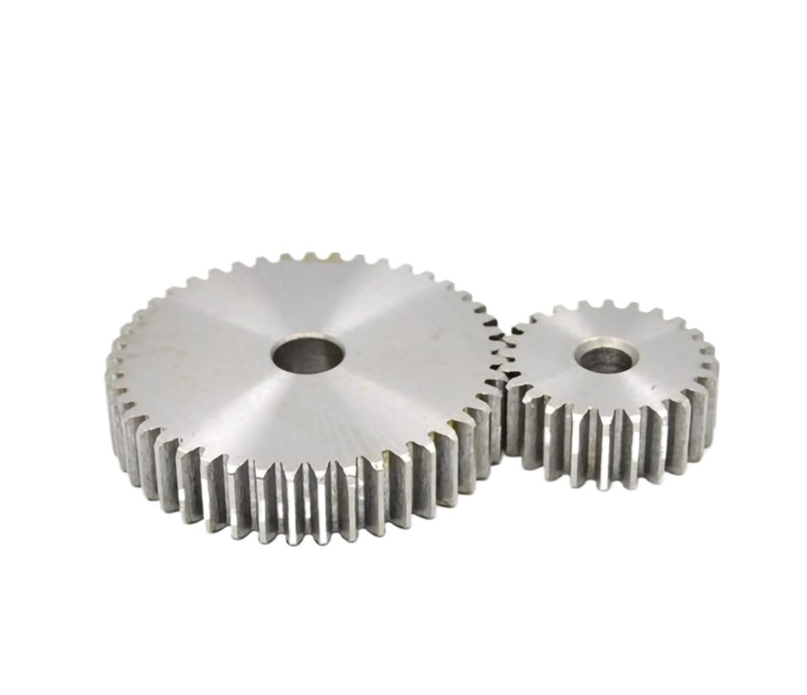 Bevel Gear Pinion Hardware Mechanical 1pcs Carbon Steel Mod 1 Spur Gear 28-43 Tooth Thick 10mm Metal Transmission Pinion Gear(42 Teeth)