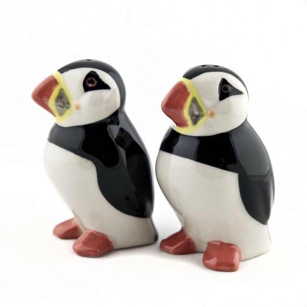 Ceramics - Puffin Salt And Pepper Pots