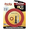 Korky 457BP Toilet Flush Valve Seal, Red
