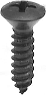 AMZ Clips And Fasteners 100#10 X 3/4" Phillips Oval Head Tapping Screws Black Oxide