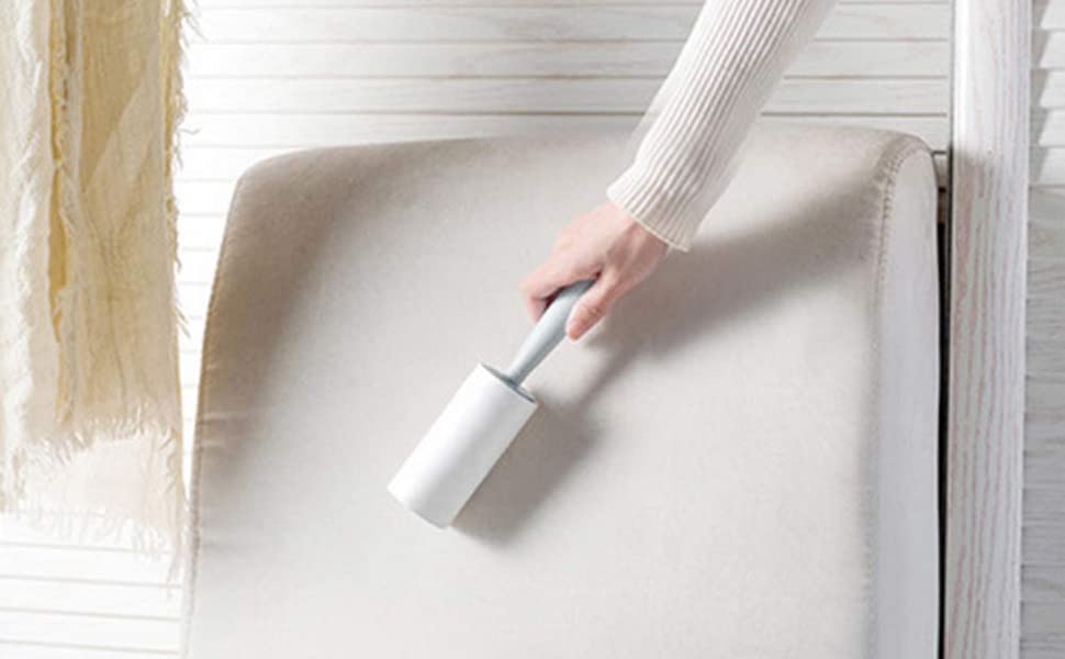 Image of House of Quirk Lint Rollers Brush Reusable Sticky Picker Cleaner Roller Easy-Tear Sheets Pet Hair Lint Roller 10cm Sheet Set of 3 Rolls 180 Sheets, 60 Sheets Each roll - Pink Flamingo