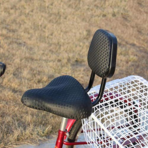 BESPORTBLE Encosto Do Assento Da Bicicleta Sela de Couro Acolchoada À Prova D' Água Da Bicicleta Se