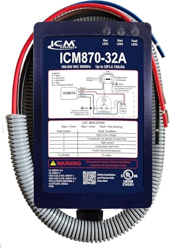 ICM Soft Start Kit for Home Air Conditioner Controller - ICM870-3...