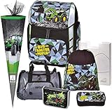 traktor power magazin FEDERMAPPE 24tlg. gefüllt (OHNE Füller). Hochwertige ETUIBOX mit 2 tlg. Innenklappe und geräumigem Hauptfach, ungefüllt.