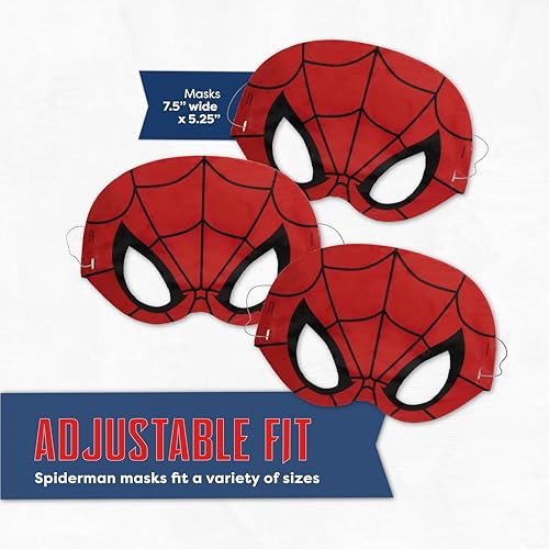 Image of Unique Spiderman Party Favors and Birthday Decorations - Spider Man Masks - Officially Licensed
