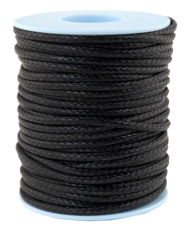 Corde tressée Dyneema en Dyneema - Diamètre 2,5 mm - 25 m - Noir