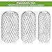 JMIATRY 16PCS Gutter Guards 3 Inch Downspout Guards Aluminum Leaf Filter Fit 2-4 Inches Gutter Downspout Guards Leaf Strainer for Gutters Downspout Cleaning Tool