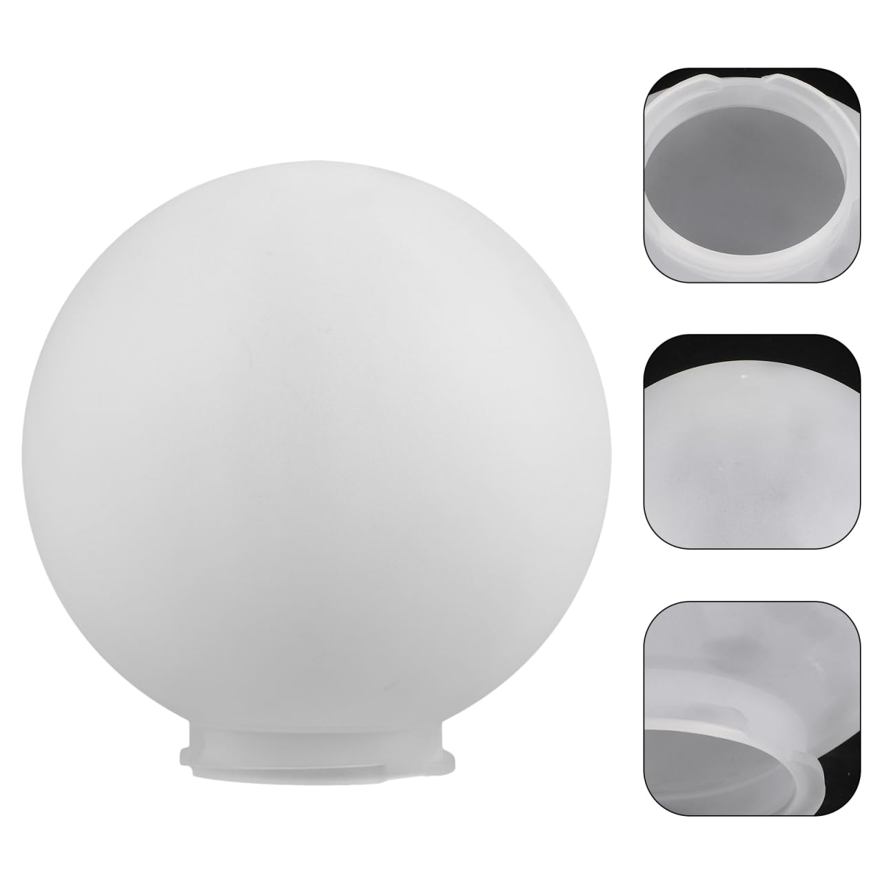 Mikikit Outdoor Lamp Cover 20cm Acrylic Globe Lamp Shade Replacement Light Shade Easy Install Garden Decor - Image 4