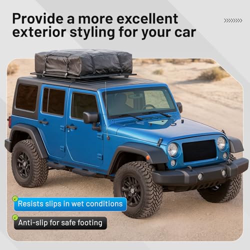 Estribos laterales robustos para Jeep Wrangler JK Unlimited miniatura 7