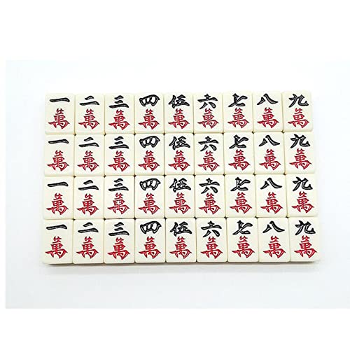 Set de Mahjong Familiar Chino Portable con Estuche miniatura 5