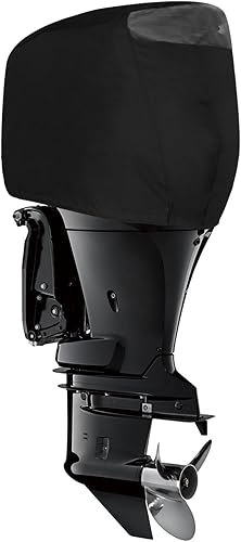 Media cubierta para motor fuera de borda, resistente al agua para Suzuki cubierta de motor fuera de borda con malla ventilada, compatible con fuera