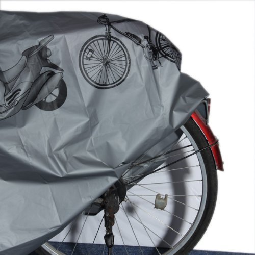 iSKYS Bicycle Bike Rain Dust Snow Waterproof Cover - Grey / Easy to Fold and Unfold, Waterproof and Durable Material--suitable for Indoor and Outdoor Use