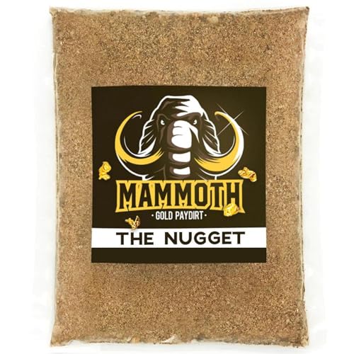 Mammoth Gold Paydirt THE NUGGET Panning Pay Dirt Bag - Gold Prospecting Concentrate