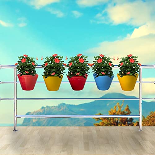 Clastik Vertical Hook Hanging Planter, Multicolour, 29.5 cm x 21.7 cm x 14.5 cm (Multicolor Pack 2) (B08R9VLK7L) Amazon Price History, Amazon Price Tracker