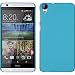 Produktbild PhoneNatic Case kompatibel mit HTC Desire 820 - Hülle hellblau gummiert Hard-case + 2 Schutzfolien