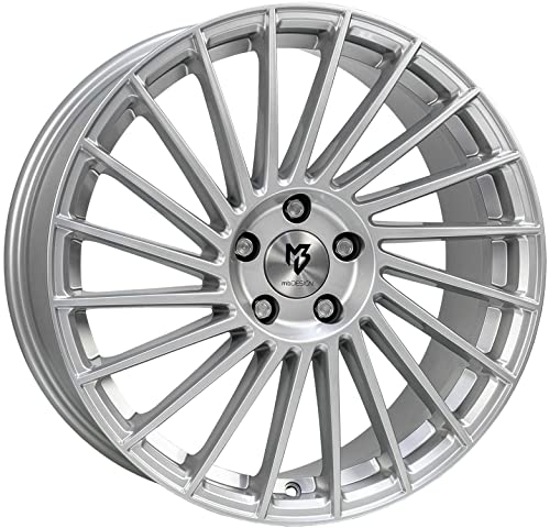 Colore Silber Cerchi MB Design VR3 7.5Jx18 ET33 5x100 Silber compatibile con Skoda Fabia Kamiq Praktik Rapid Roomster Scala