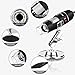 USB Microscope 8 LED USB 2.0 Digital Microscope, 40 to 1000x Magnification Endoscope Mini Camera with OTG Adapter and Metal Stand, Compatible with Mac Window 7 8 10 Android Linux by Sunnywoo (Black 1)