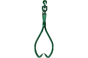 25" Timber Claw Hook: Swivel Log Lifting Tongs