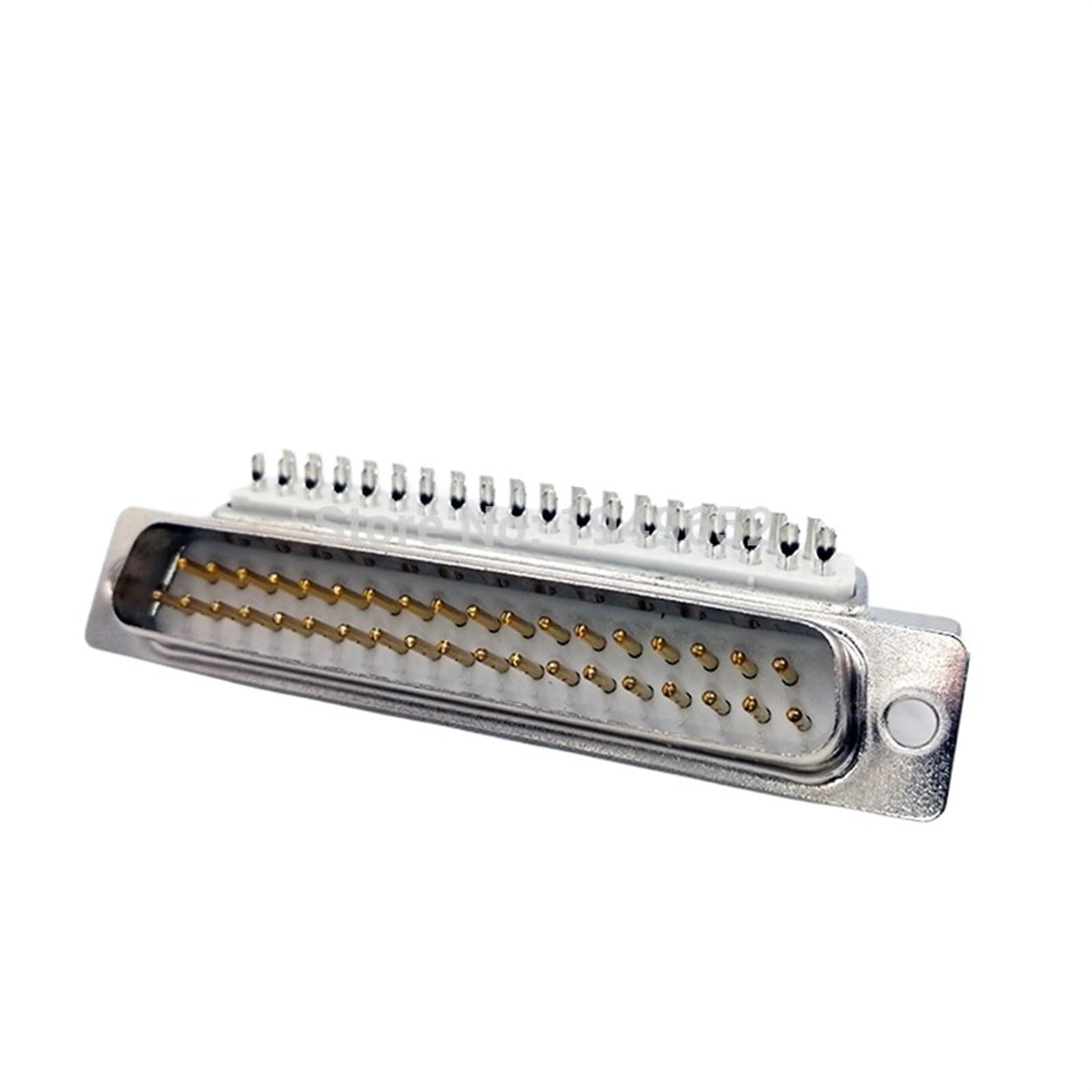 10Pc DB37 VGA Connettore porta parallela D SUB 37pin Core Porta Presa Adattatore Femmina Maschio(Silverly male)
